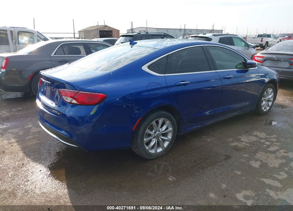 2015 CHRYSLER 200 C VIN: 1C3CCCCBXFN554987