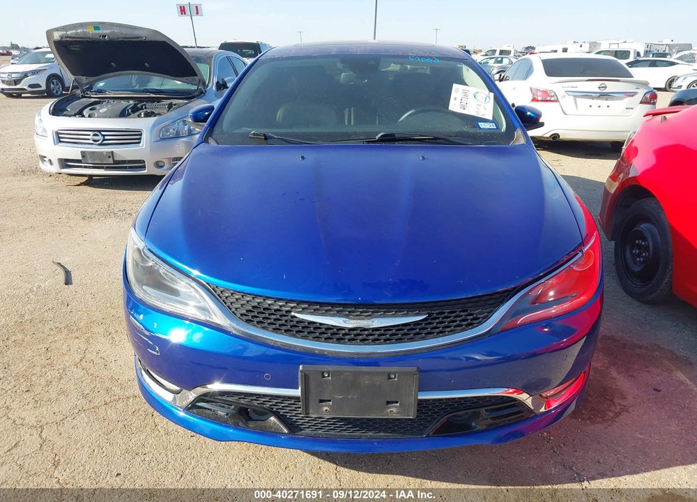 2015 CHRYSLER 200 C VIN: 1C3CCCCBXFN554987