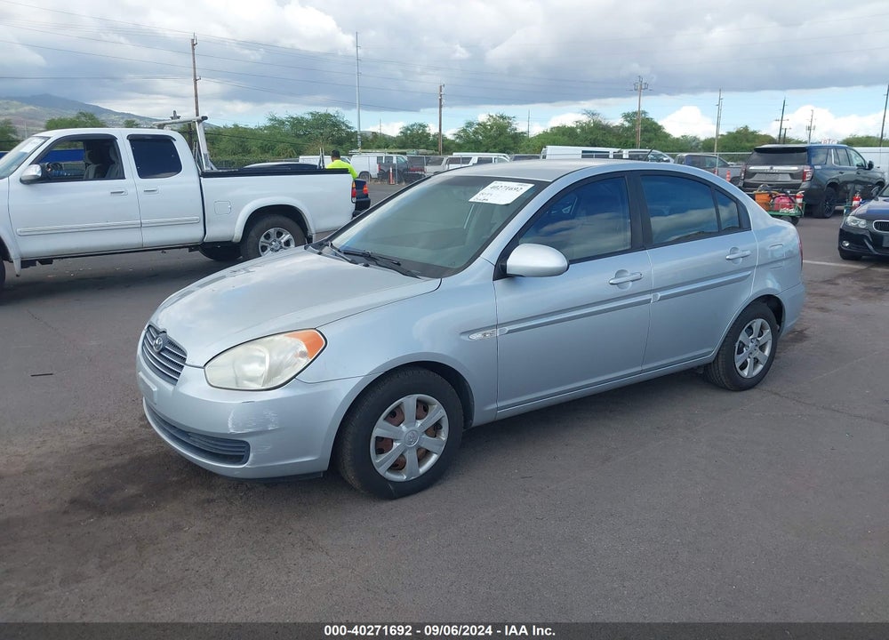 2007 HYUNDAI ACCENT GLS VIN: KMHCN46C37U137066
