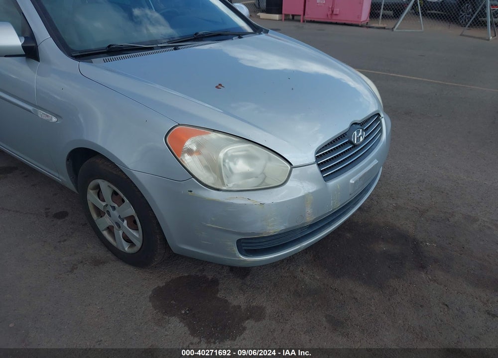 2007 HYUNDAI ACCENT GLS VIN: KMHCN46C37U137066