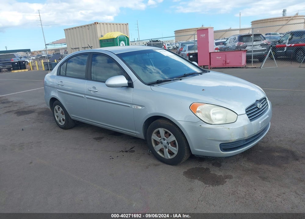 2007 HYUNDAI ACCENT GLS VIN: KMHCN46C37U137066