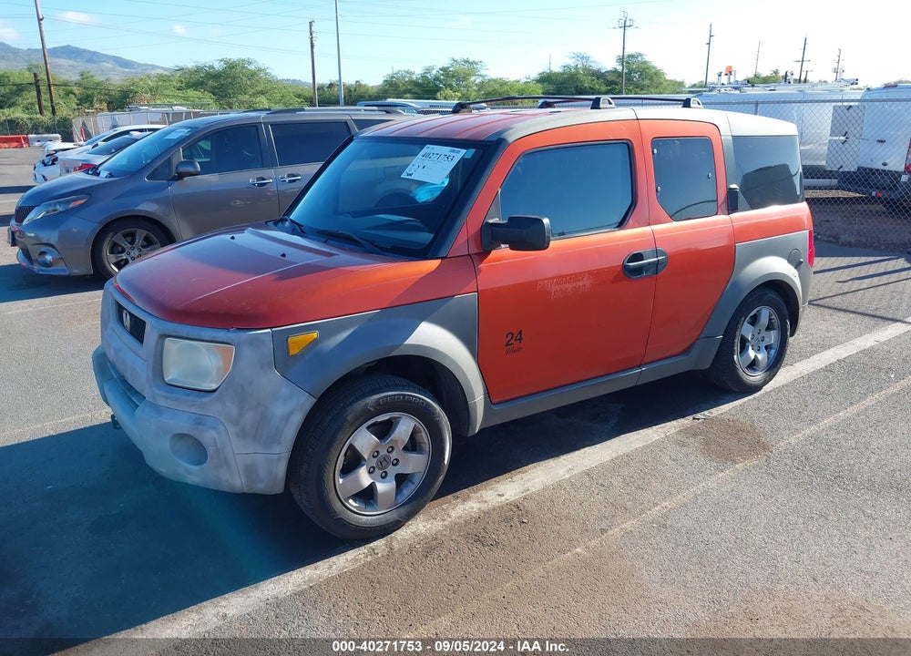 2004 HONDA ELEMENT EX VIN: 5J6YH18544L001748