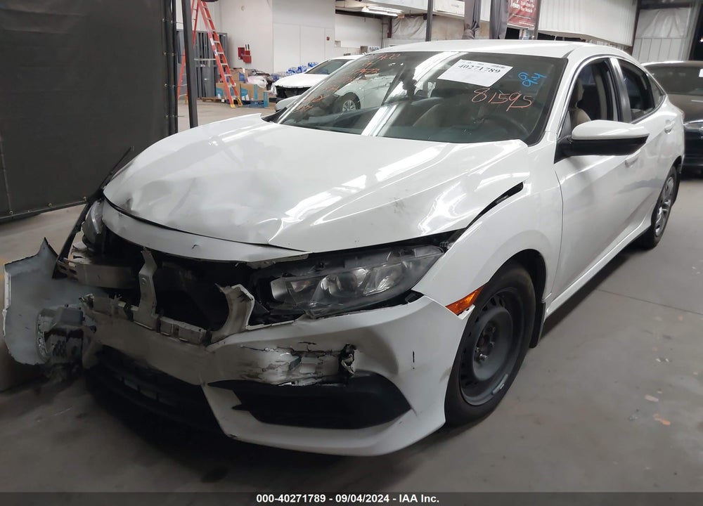 2018 HONDA CIVIC LX VIN: 19XFC2F54JE017473