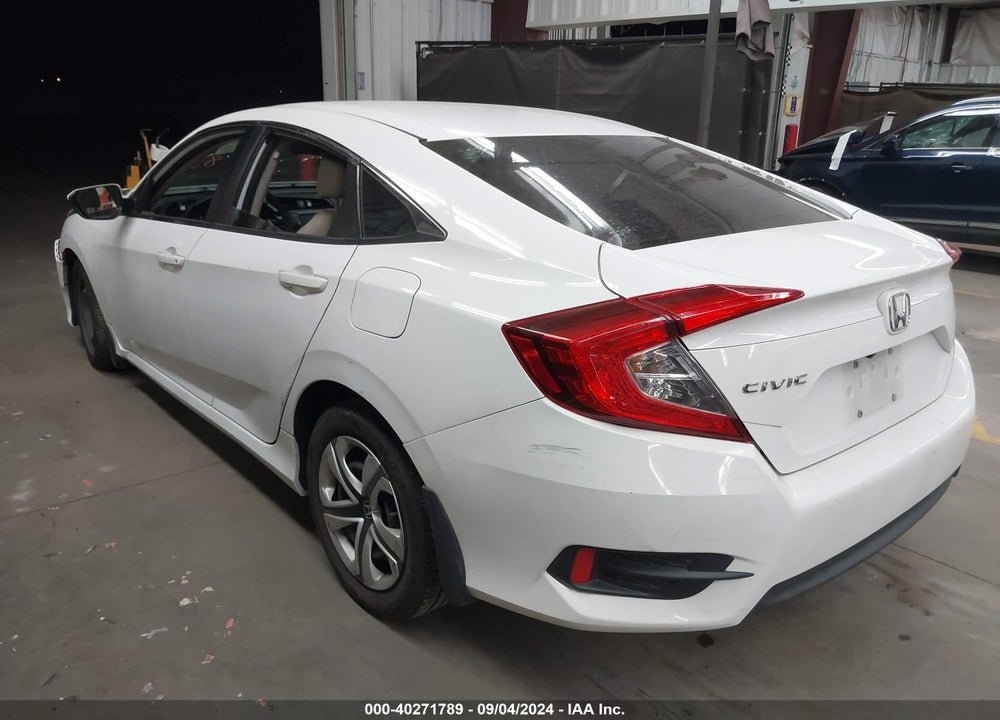 2018 HONDA CIVIC LX VIN: 19XFC2F54JE017473