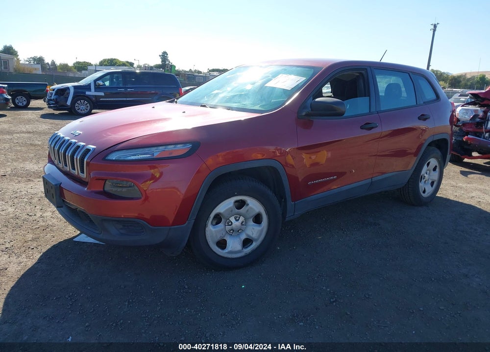 2014 JEEP CHEROKEE VIN: 1C4PJMAB2EW192688