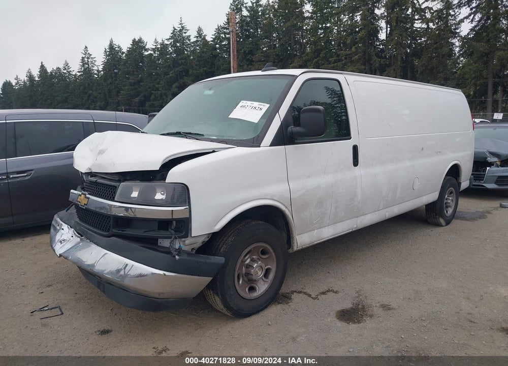 2020 CHEVROLET EXPRESS CARGO RWD 3500 EXTENDED WHEELBASE WT VIN: 1GCZGHFG0L1176745