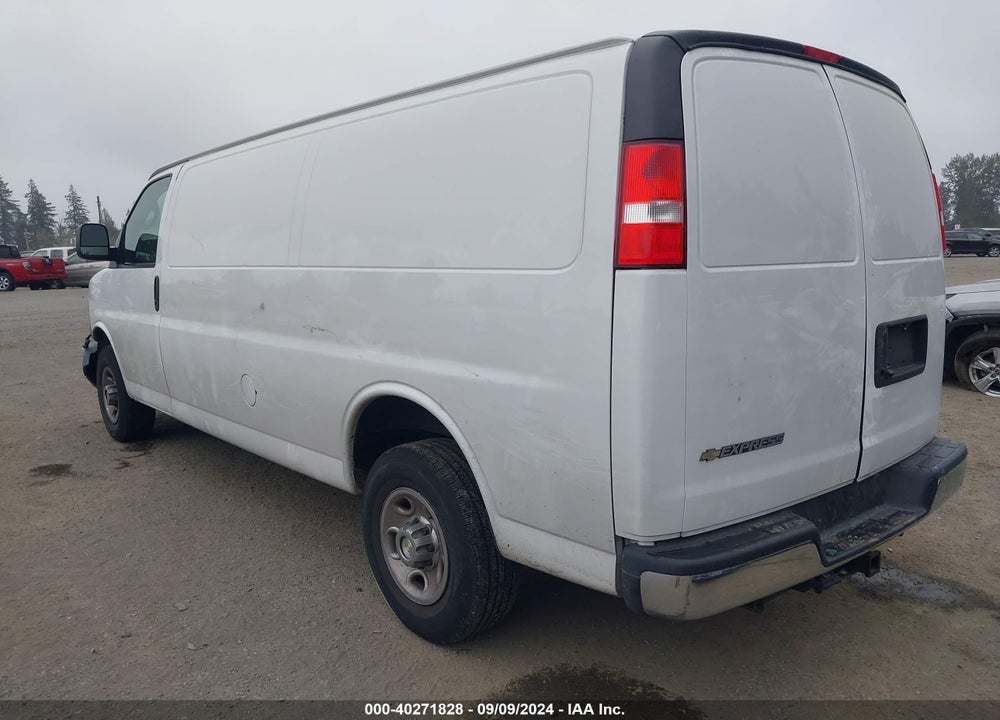 2020 CHEVROLET EXPRESS CARGO RWD 3500 EXTENDED WHEELBASE WT VIN: 1GCZGHFG0L1176745
