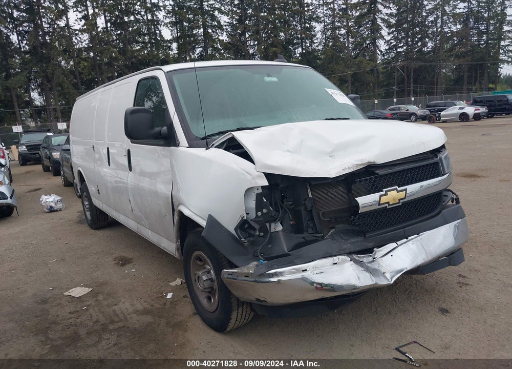 2020 CHEVROLET EXPRESS CARGO RWD 3500 EXTENDED WHEELBASE WT VIN: 1GCZGHFG0L1176745