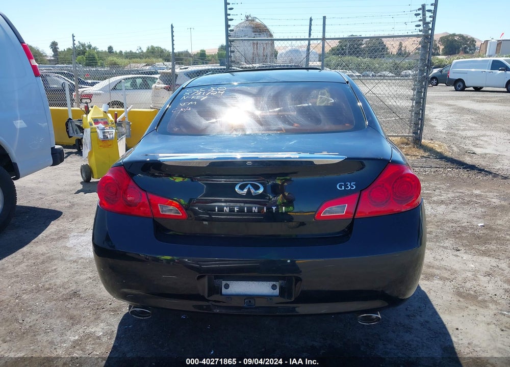2007 INFINITI G35 JOURNEY VIN: JNKBV61E17M704815