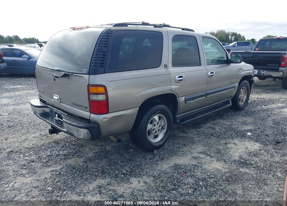 2001 CHEVROLET TAHOE LS VIN: 1GNEC13T21J278930