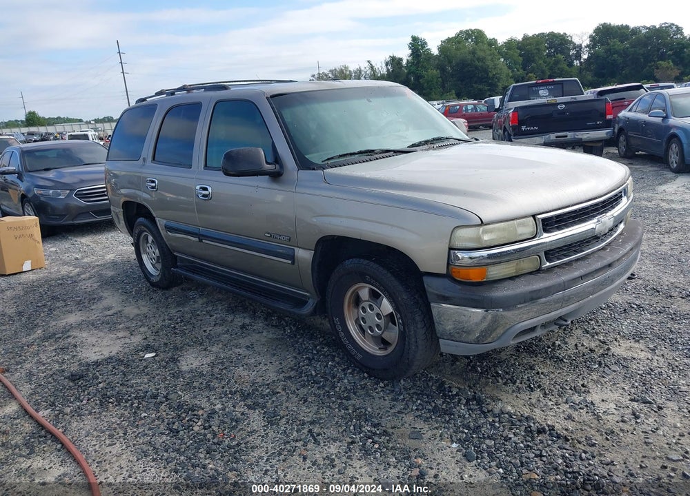 2001 CHEVROLET TAHOE LS VIN: 1GNEC13T21J278930