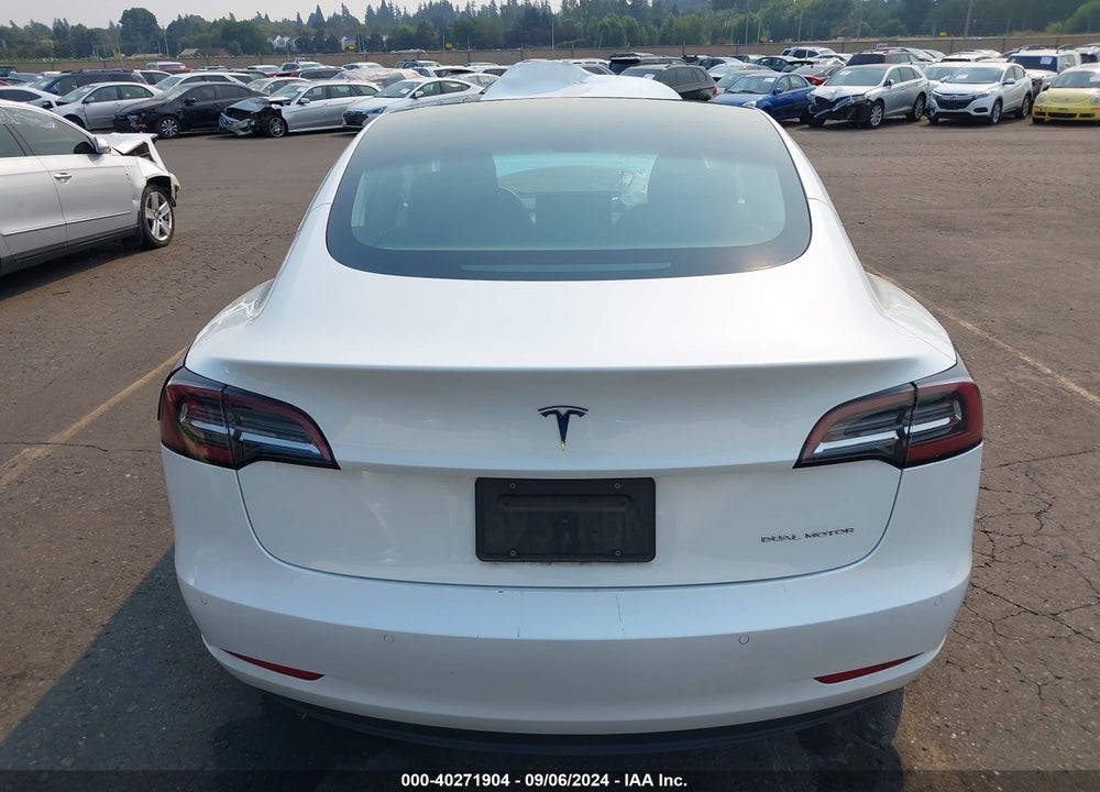 2020 TESLA MODEL 3 LONG RANGE DUAL MOTOR ALL-WHEEL DRIVE VIN: 5YJ3E1EB4LF647733