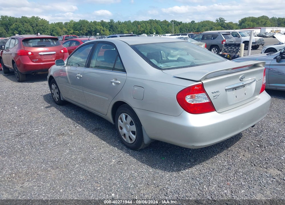 2004 TOYOTA CAMRY LE VIN: 4T1BE32K94U896691