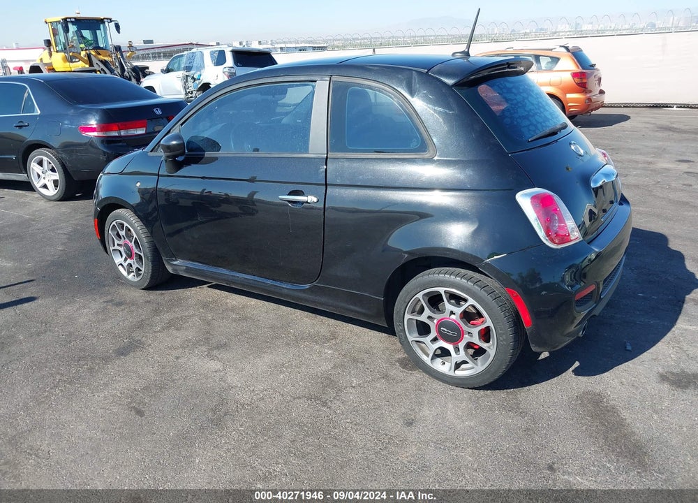 2012 FIAT 500 SPORT VIN: 3C3CFFBR4CT348003