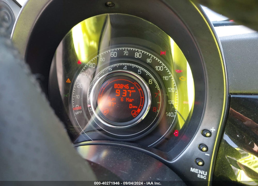2012 FIAT 500 SPORT VIN: 3C3CFFBR4CT348003