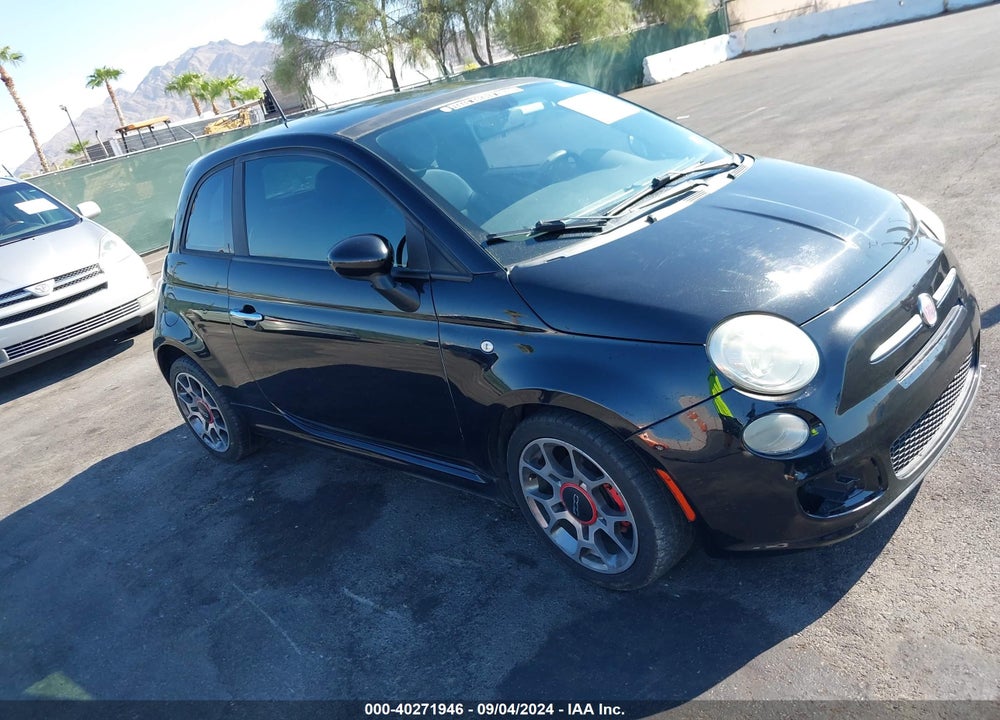 2012 FIAT 500 SPORT VIN: 3C3CFFBR4CT348003