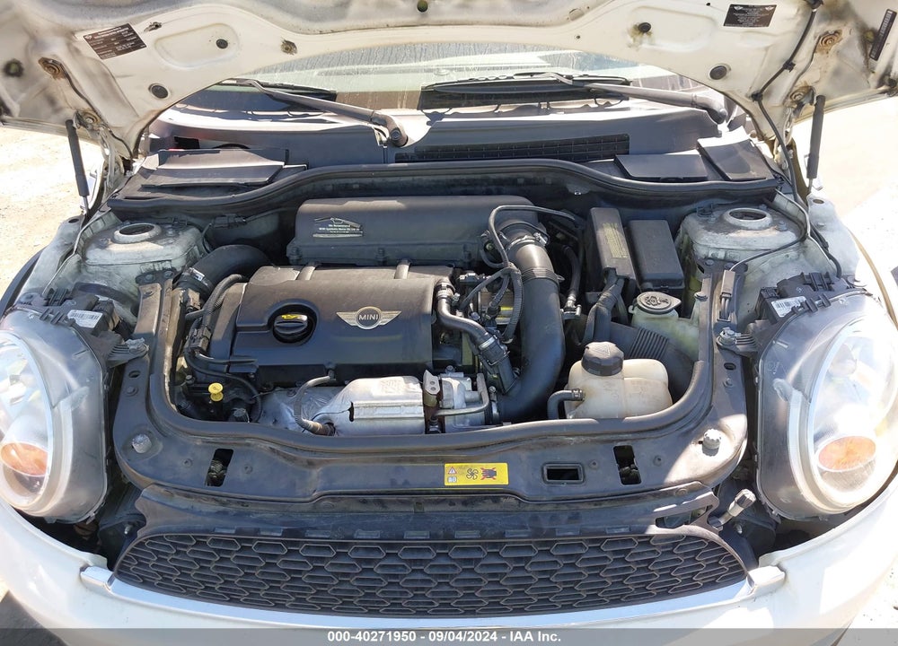 2012 MINI COOPER S VIN: WMWSV3C52CTY27405