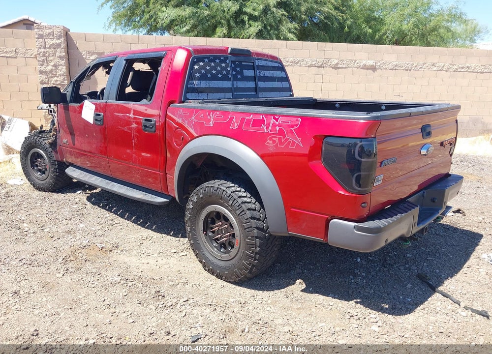 2014 FORD F-150 SVT RAPTOR VIN: 1FTFW1R69EFA82420