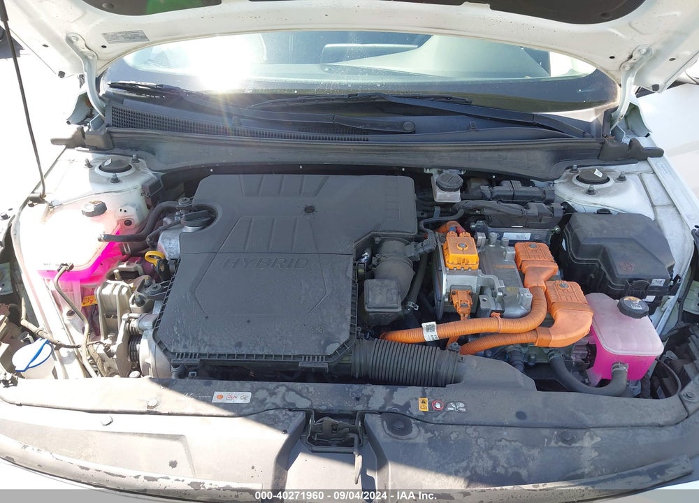 2021 HYUNDAI ELANTRA HYBRID BLUE VIN: KMHLM4AJ2MU008336