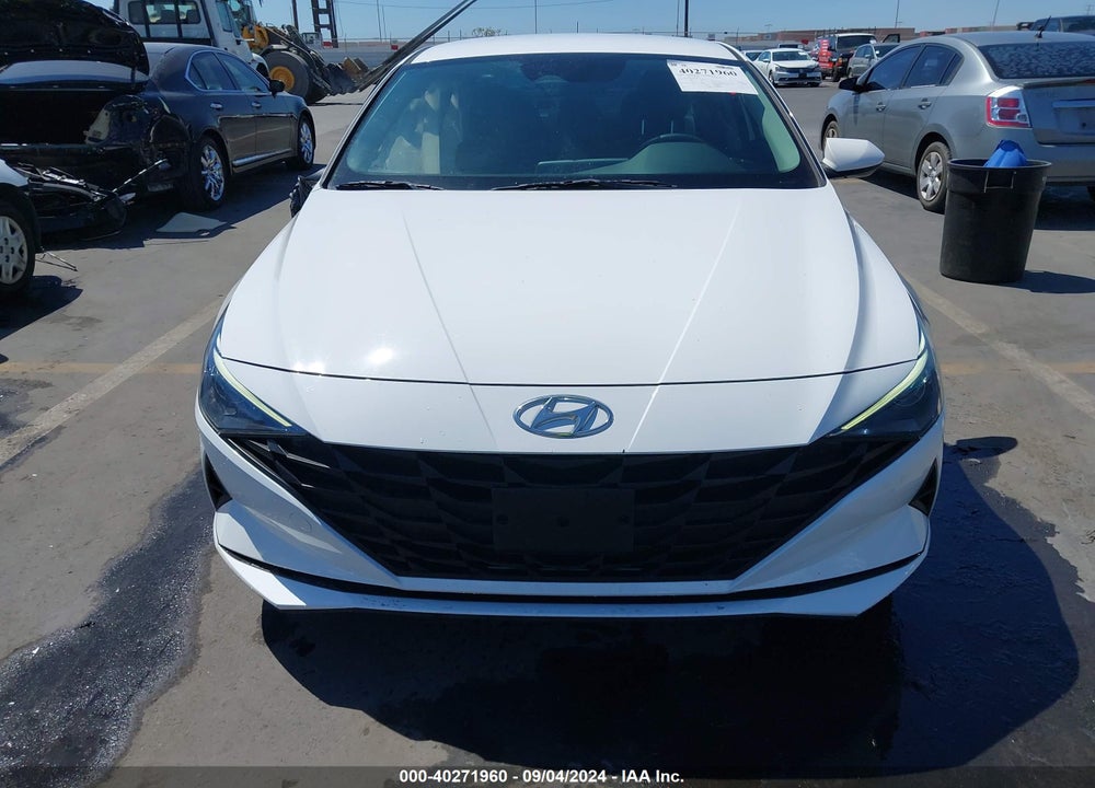 2021 HYUNDAI ELANTRA HYBRID BLUE VIN: KMHLM4AJ2MU008336