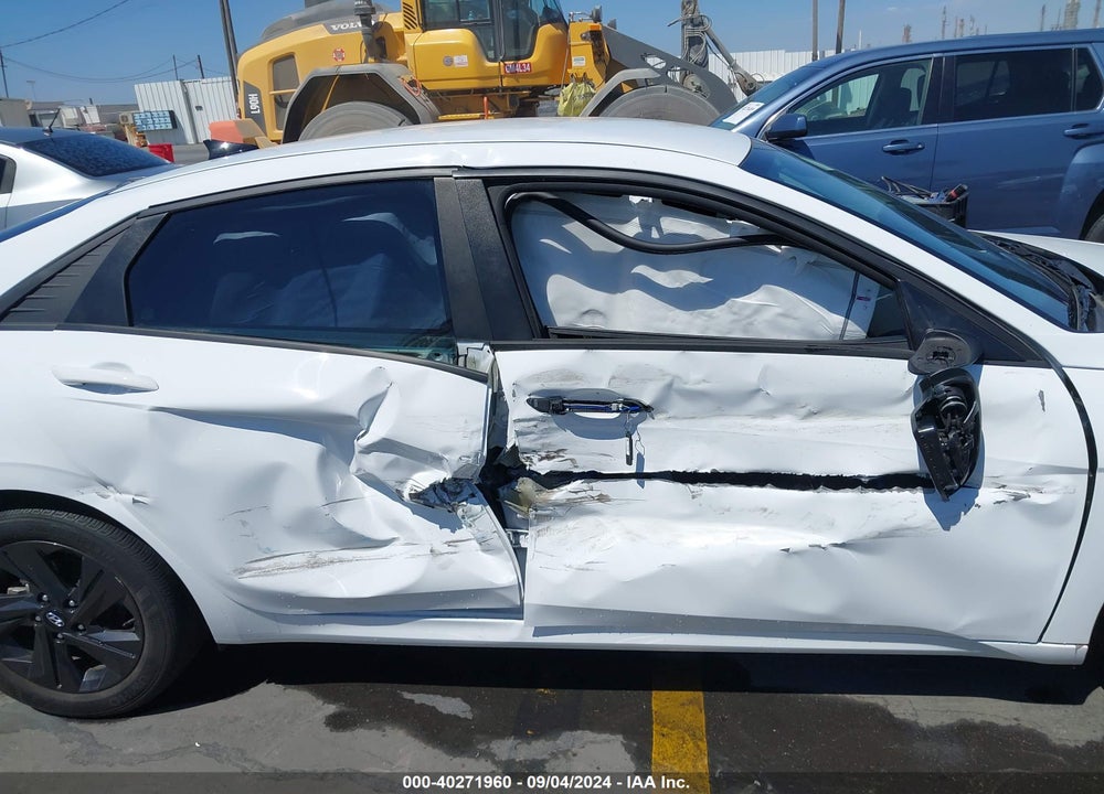 2021 HYUNDAI ELANTRA HYBRID BLUE VIN: KMHLM4AJ2MU008336