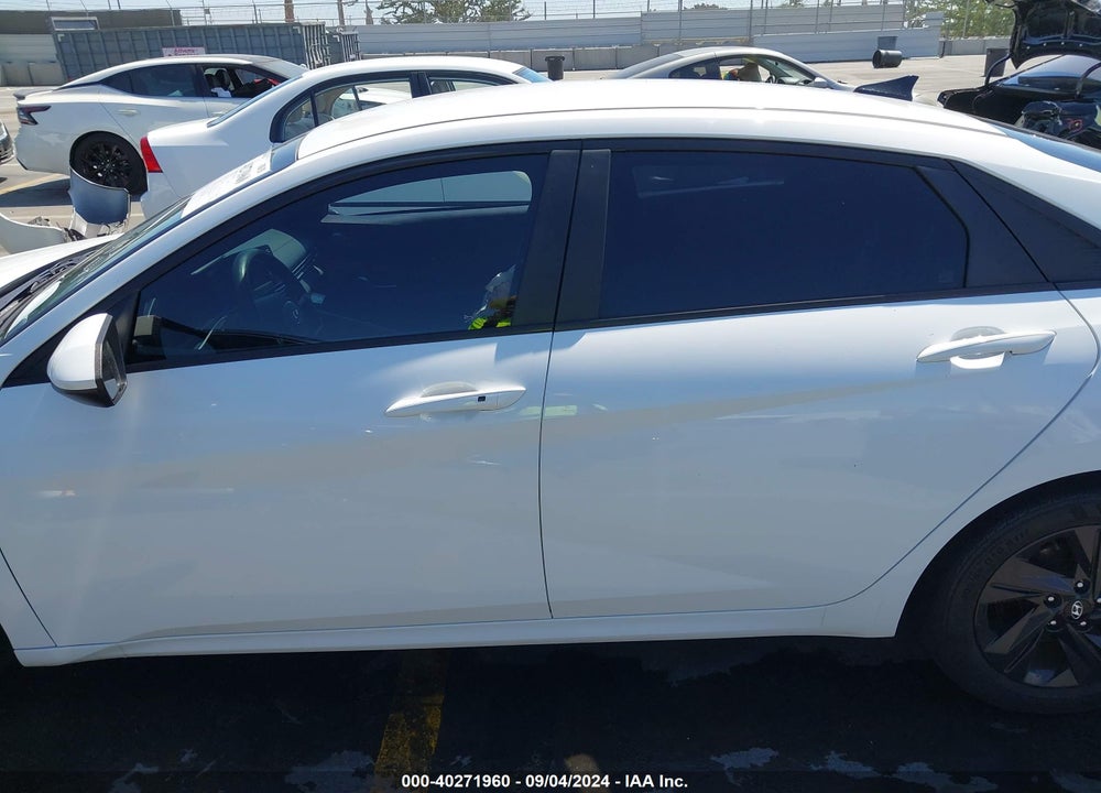 2021 HYUNDAI ELANTRA HYBRID BLUE VIN: KMHLM4AJ2MU008336