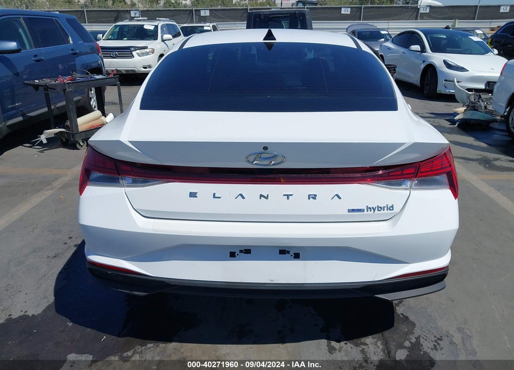 2021 HYUNDAI ELANTRA HYBRID BLUE VIN: KMHLM4AJ2MU008336