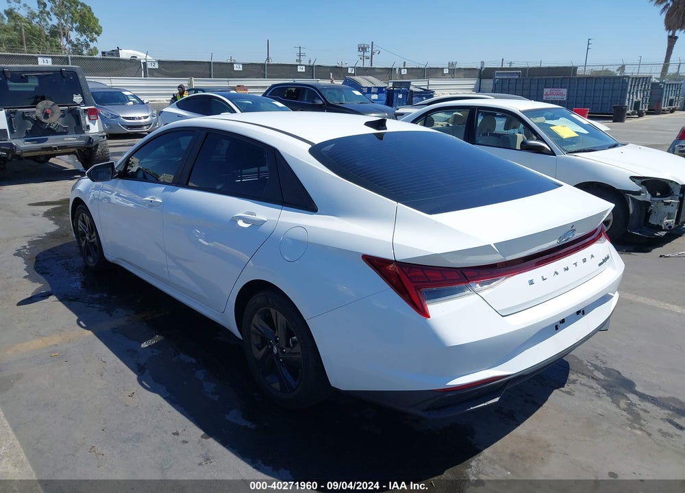 2021 HYUNDAI ELANTRA HYBRID BLUE VIN: KMHLM4AJ2MU008336