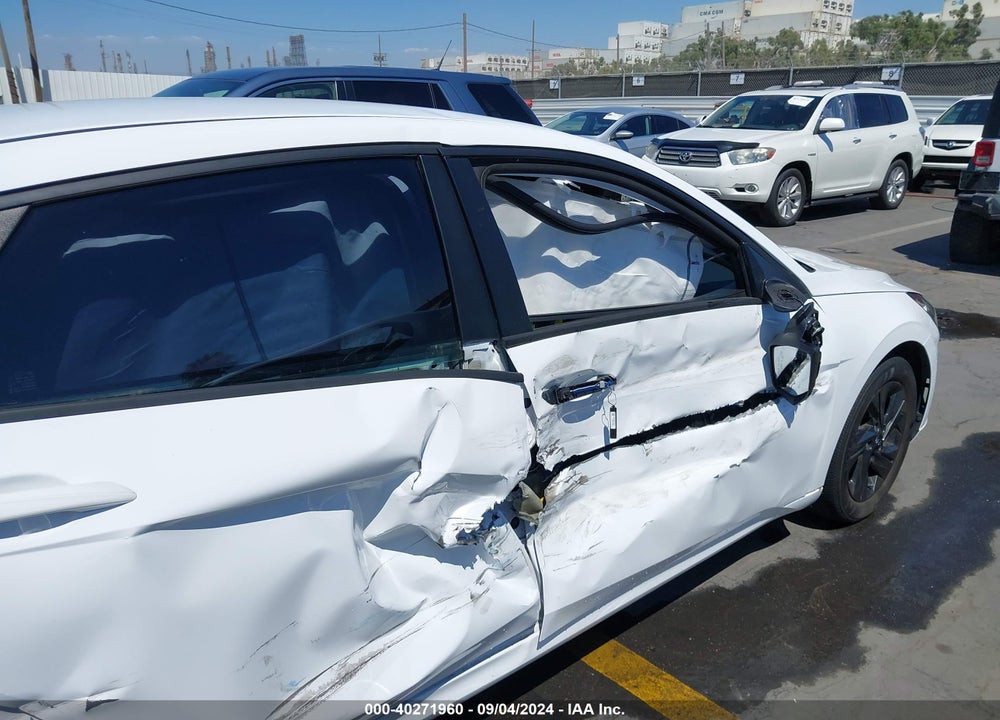 2021 HYUNDAI ELANTRA HYBRID BLUE VIN: KMHLM4AJ2MU008336