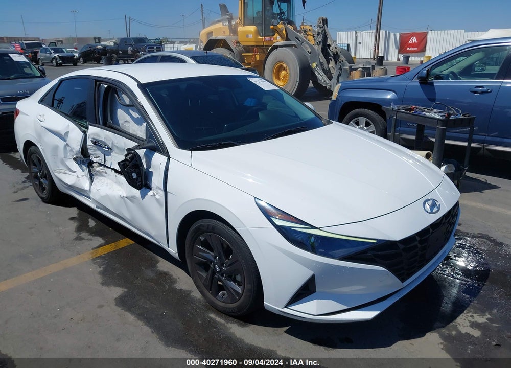 2021 HYUNDAI ELANTRA HYBRID BLUE VIN: KMHLM4AJ2MU008336