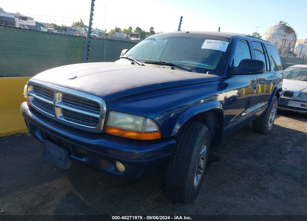 2002 DODGE DURANGO SLT PLUS VIN: 1B8HS58Z72F176858