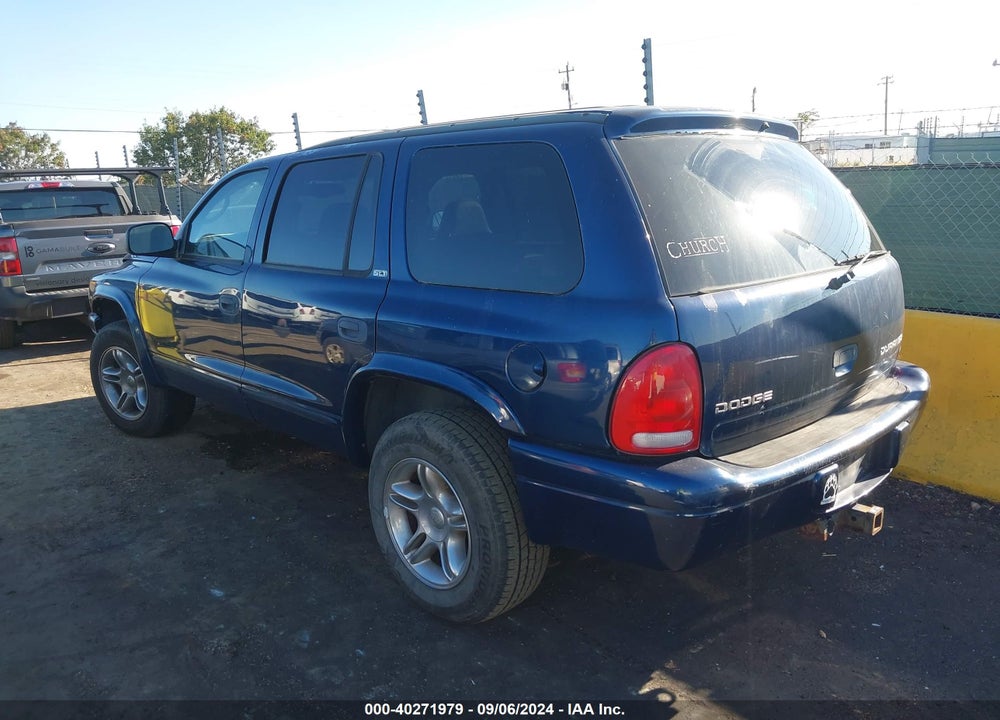 2002 DODGE DURANGO SLT PLUS VIN: 1B8HS58Z72F176858