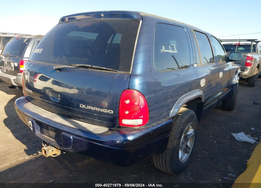 2002 DODGE DURANGO SLT PLUS VIN: 1B8HS58Z72F176858