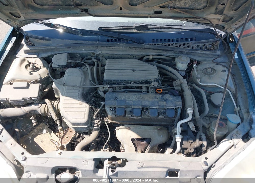 2001 HONDA CIVIC LX VIN: 1HGES16591L018992