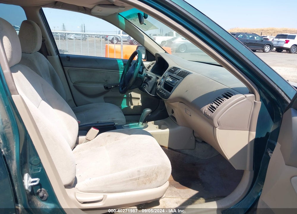 2001 HONDA CIVIC LX VIN: 1HGES16591L018992