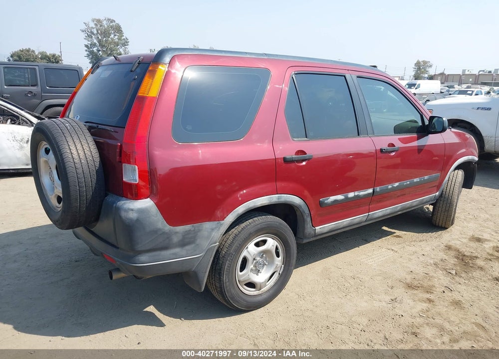 2004 HONDA CR-V LX VIN: SHSRD78404U252701