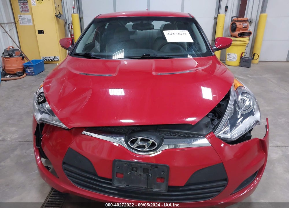 2012 HYUNDAI VELOSTER BASE W/GRAY VIN: KMHTC6ADXCU026302