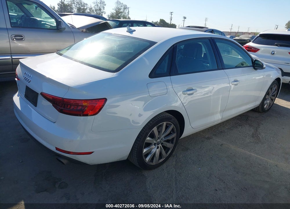 2017 AUDI A4 2.0T PREMIUM VIN: WAUGNAF42HN021623