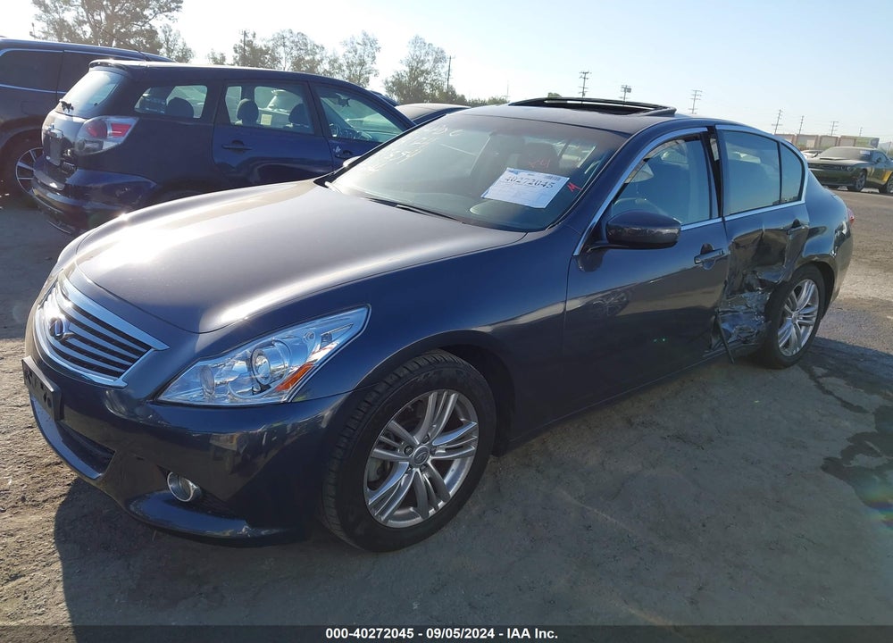 2012 INFINITI G37 JOURNEY VIN: JN1CV6AP6CM621580