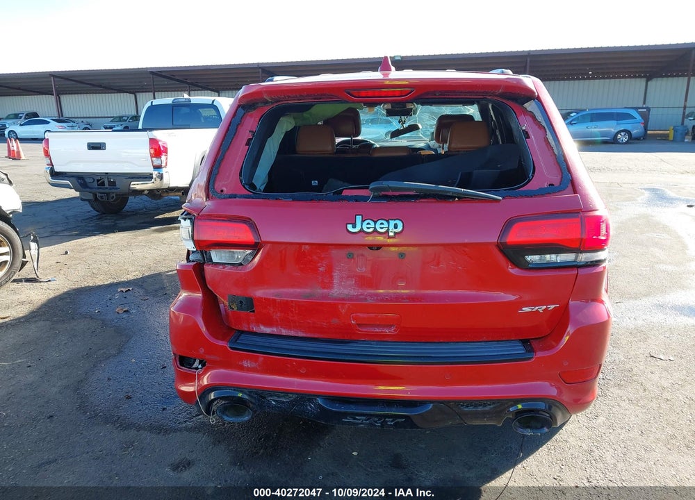 2016 JEEP GRAND CHEROKEE SRT VIN: 1C4RJFDJ8GC364928