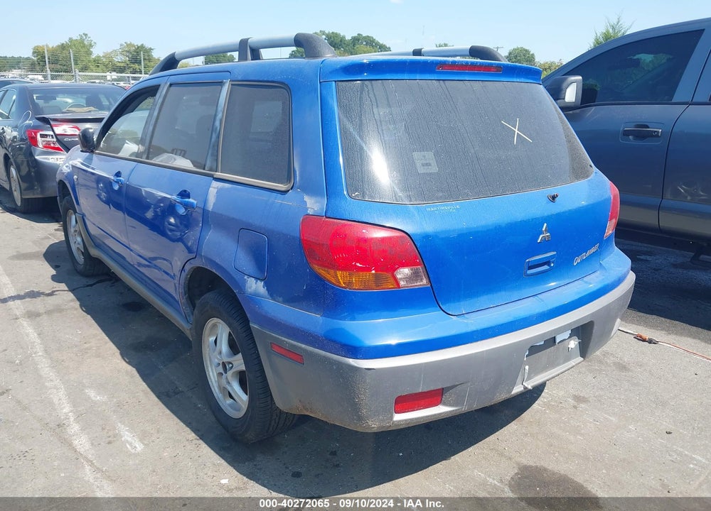 2003 MITSUBISHI OUTLANDER LS VIN: JA4LX31G63U055811