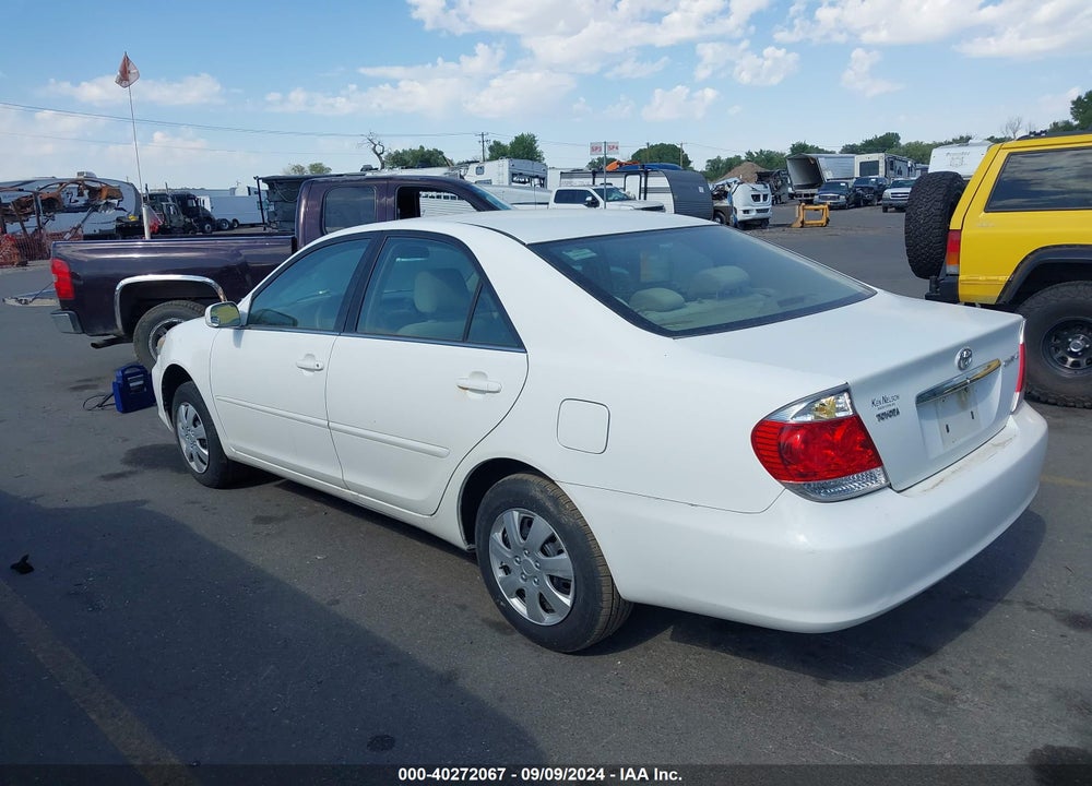 2006 TOYOTA CAMRY LE VIN: 4T1BE32K26U648088