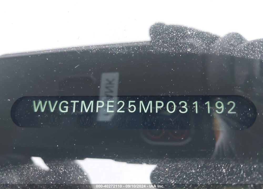 2021 VOLKSWAGEN ID.4 VIN: WVGTMPE25MP031192