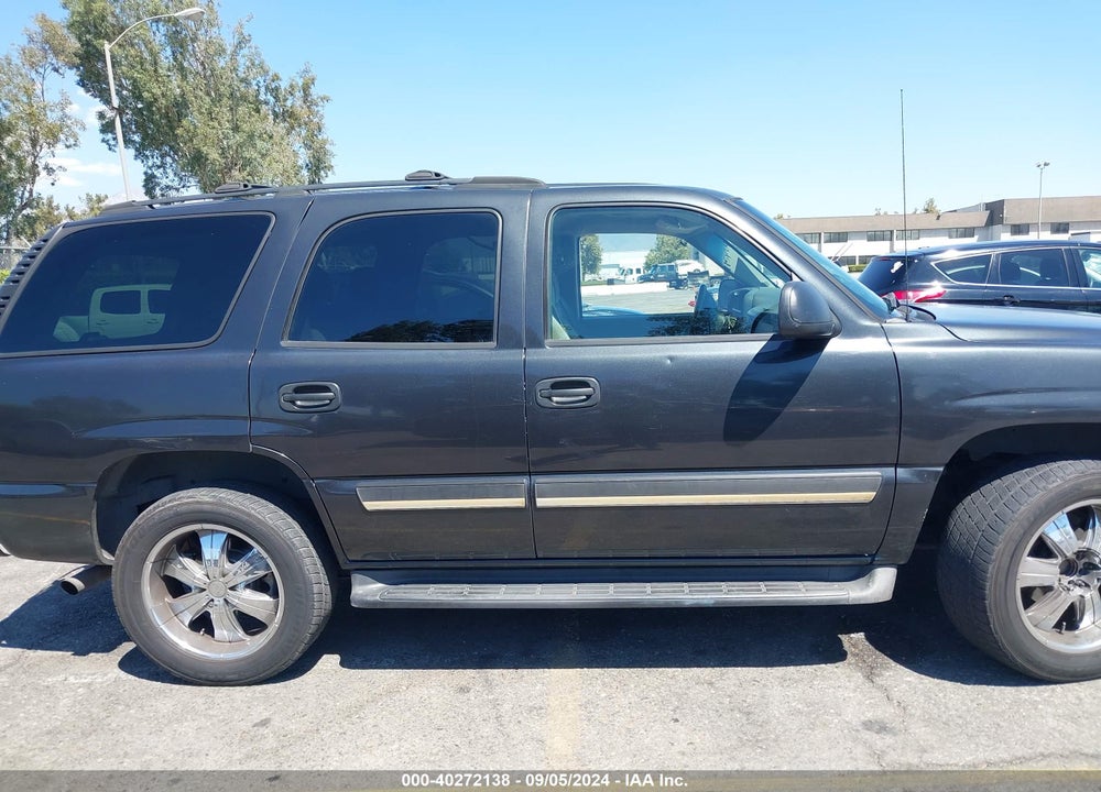 2005 CHEVROLET TAHOE LS VIN: 1GNEC13T95R214777