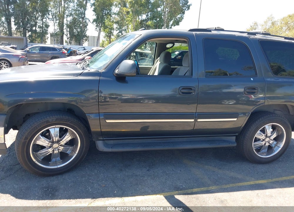 2005 CHEVROLET TAHOE LS VIN: 1GNEC13T95R214777