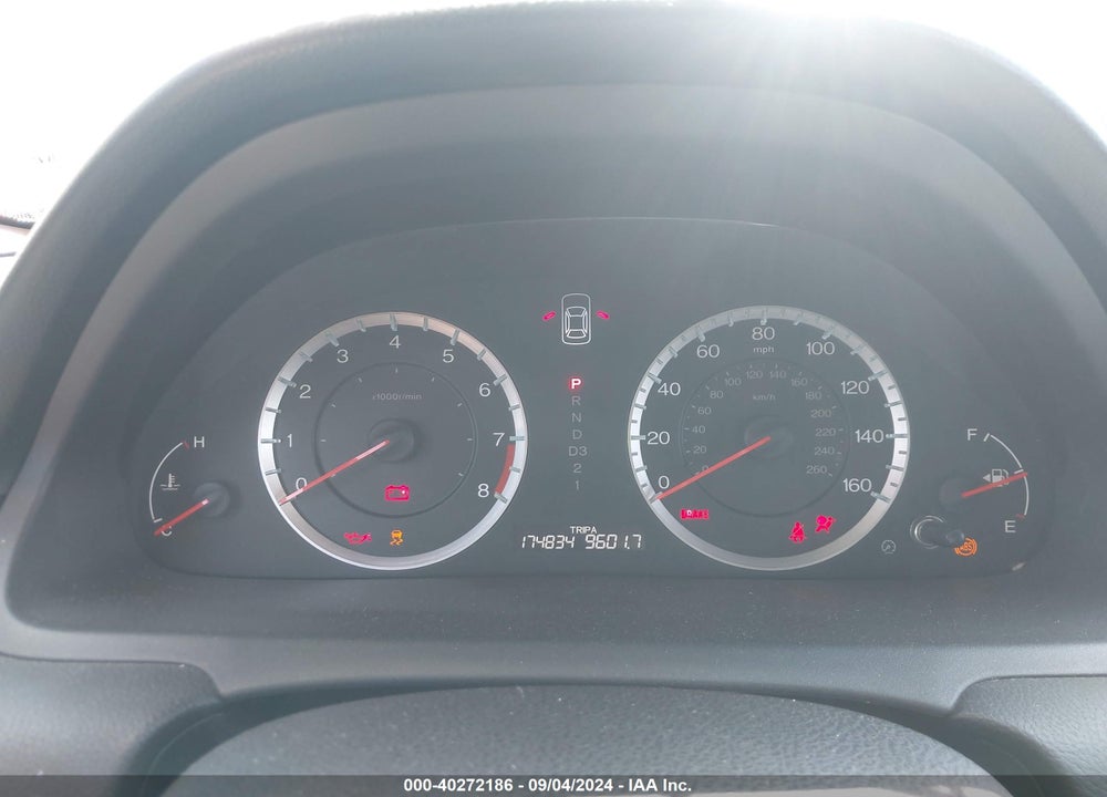2012 HONDA ACCORD 2.4 EX VIN: 1HGCS1B7XCA008288
