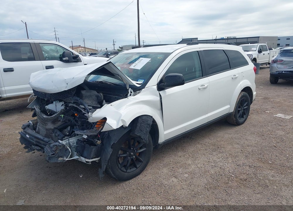 2019 DODGE JOURNEY SE VIN: 3C4PDCBG1KT836761