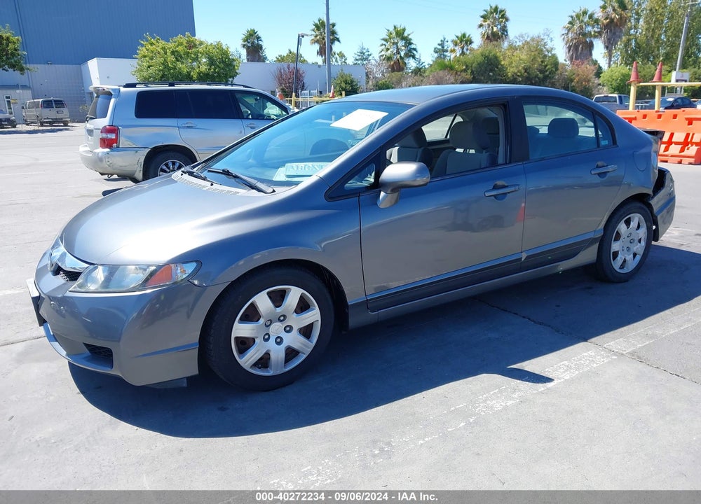 2009 HONDA CIVIC LX VIN: 19XFA15589E022463