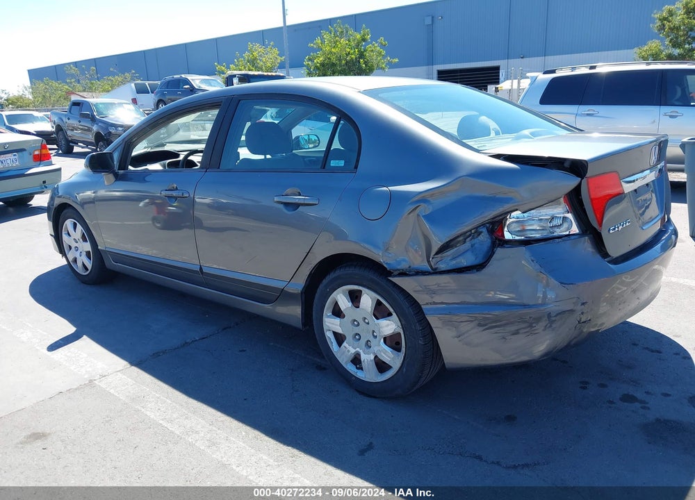 2009 HONDA CIVIC LX VIN: 19XFA15589E022463