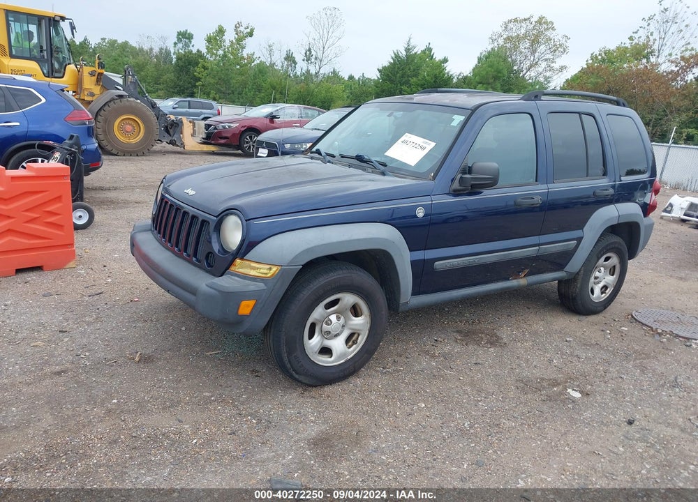 2007 JEEP LIBERTY SPORT VIN: 1J4GL48K47W640488
